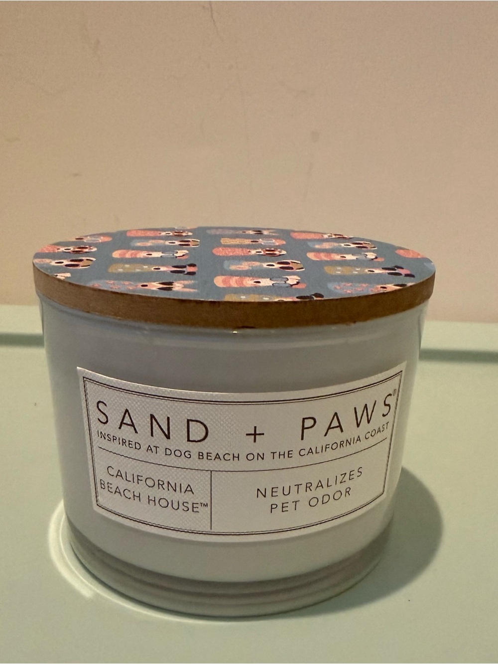 Perfect Sand + Paws California Beach House Neutralizing Pet Odor Candle- NWT